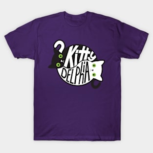 Kittydelphia Yin Yang Cats (Color) T-Shirt